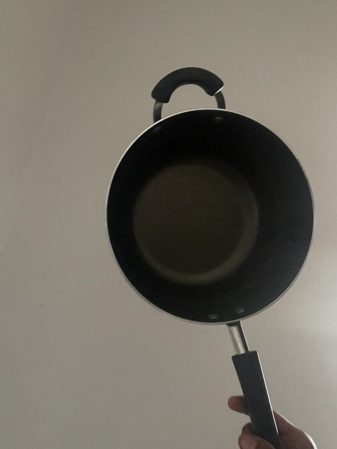 Black Saucepan with Handle