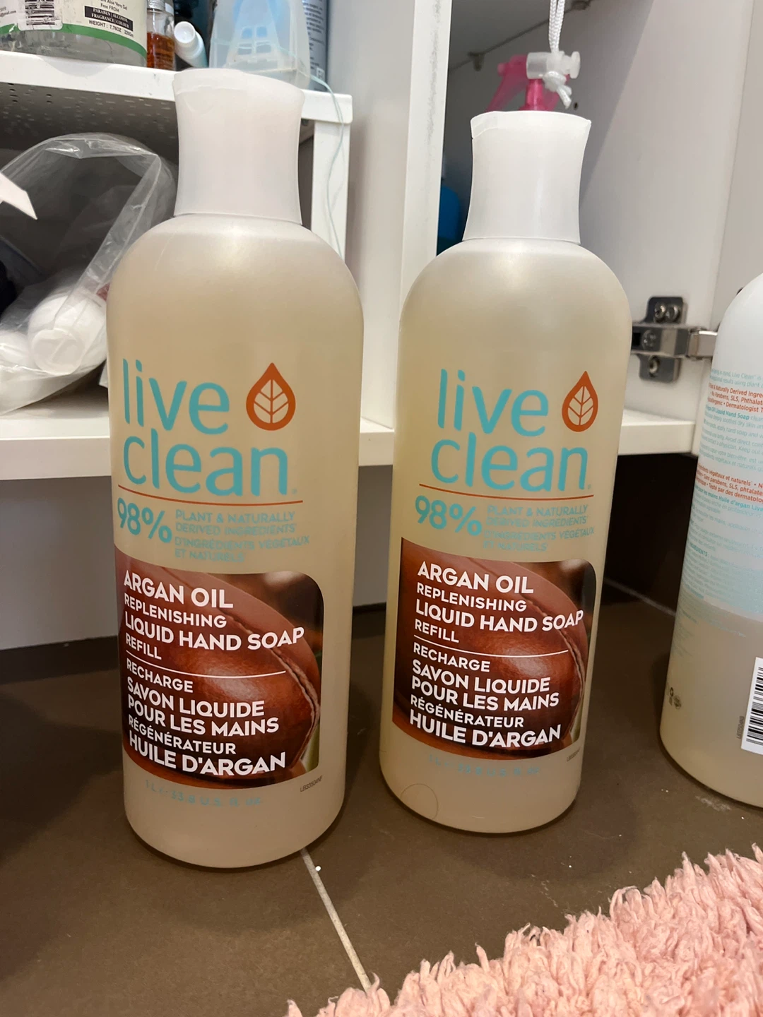 LiveClean ArganOil Moisturising Hand Soap (2 x 1L)