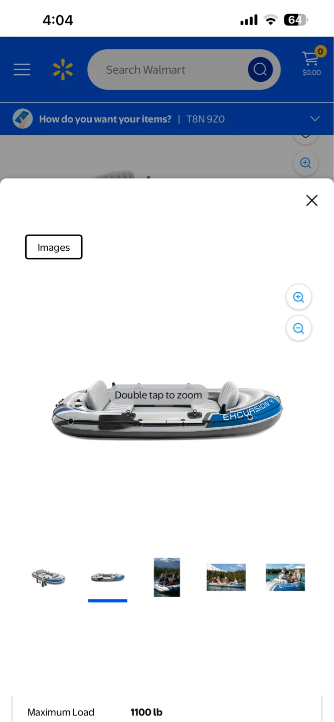 Intex Excursion 4 Inflatable Boat Set - photo 2