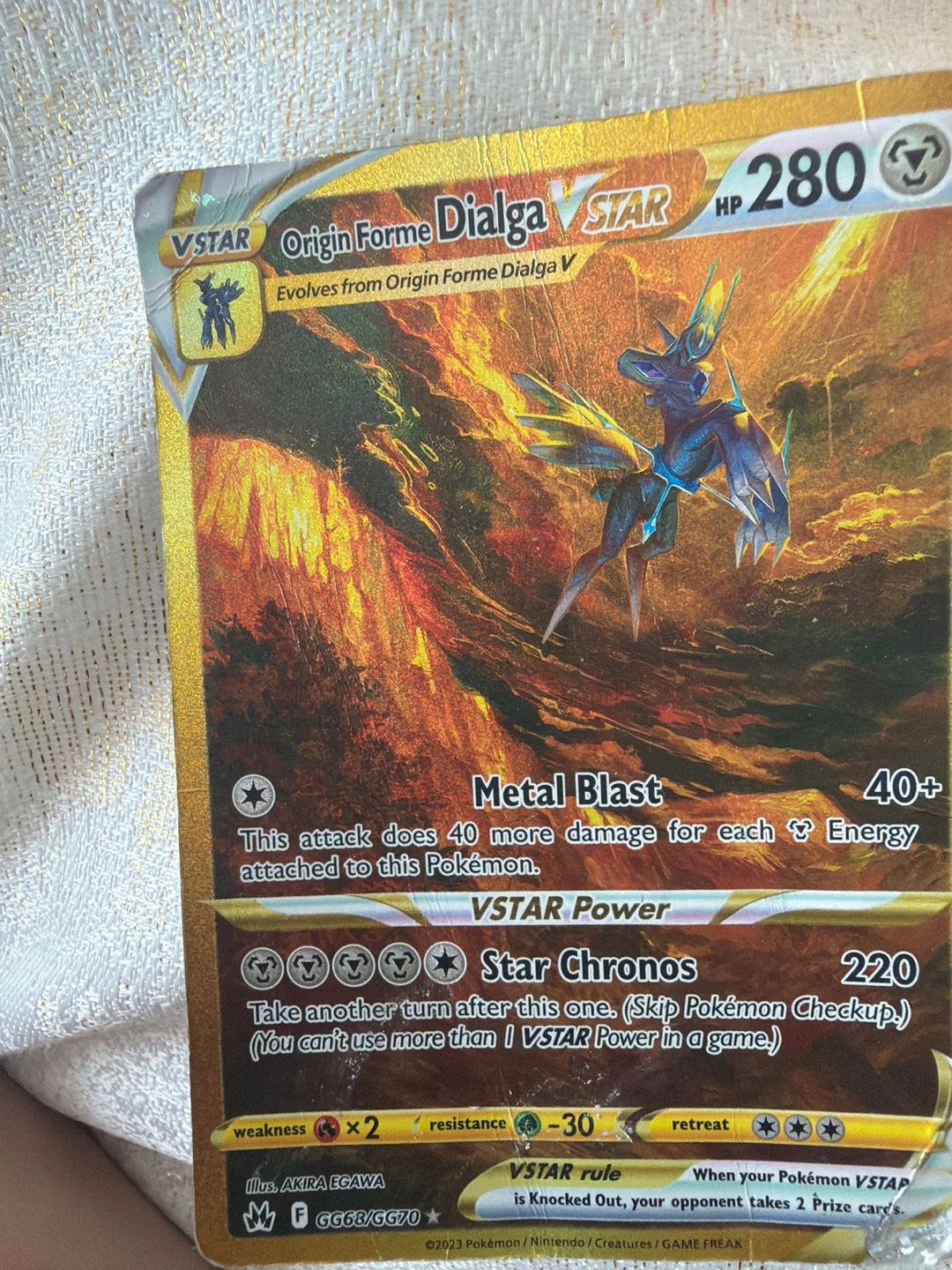 Pokémon Origin Forme Dialga VSTAR Card