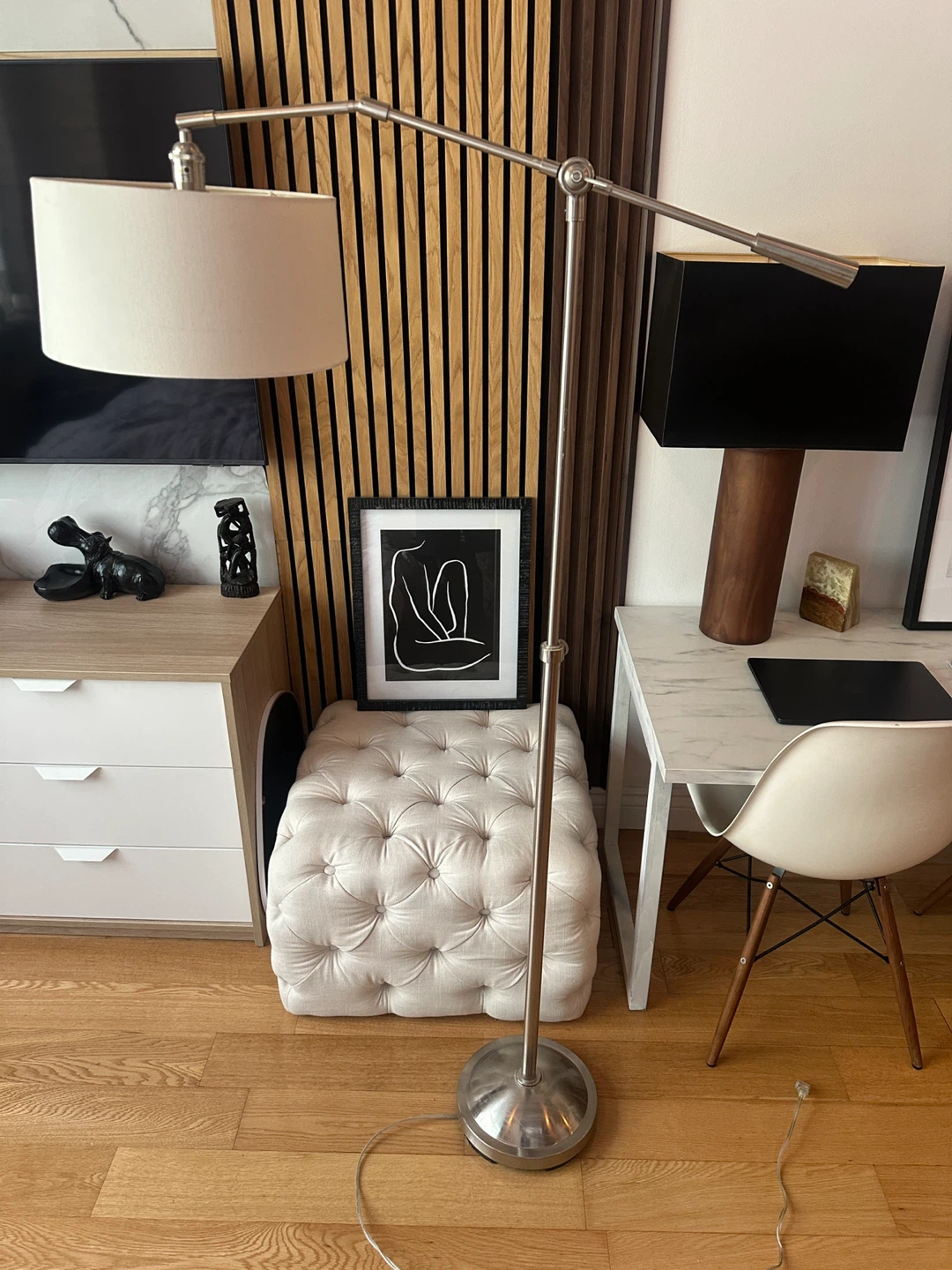 VINTAGE STYLE ADJUSTABLE FLOOR ACCENT READING LAMP MIDERN LIGHT