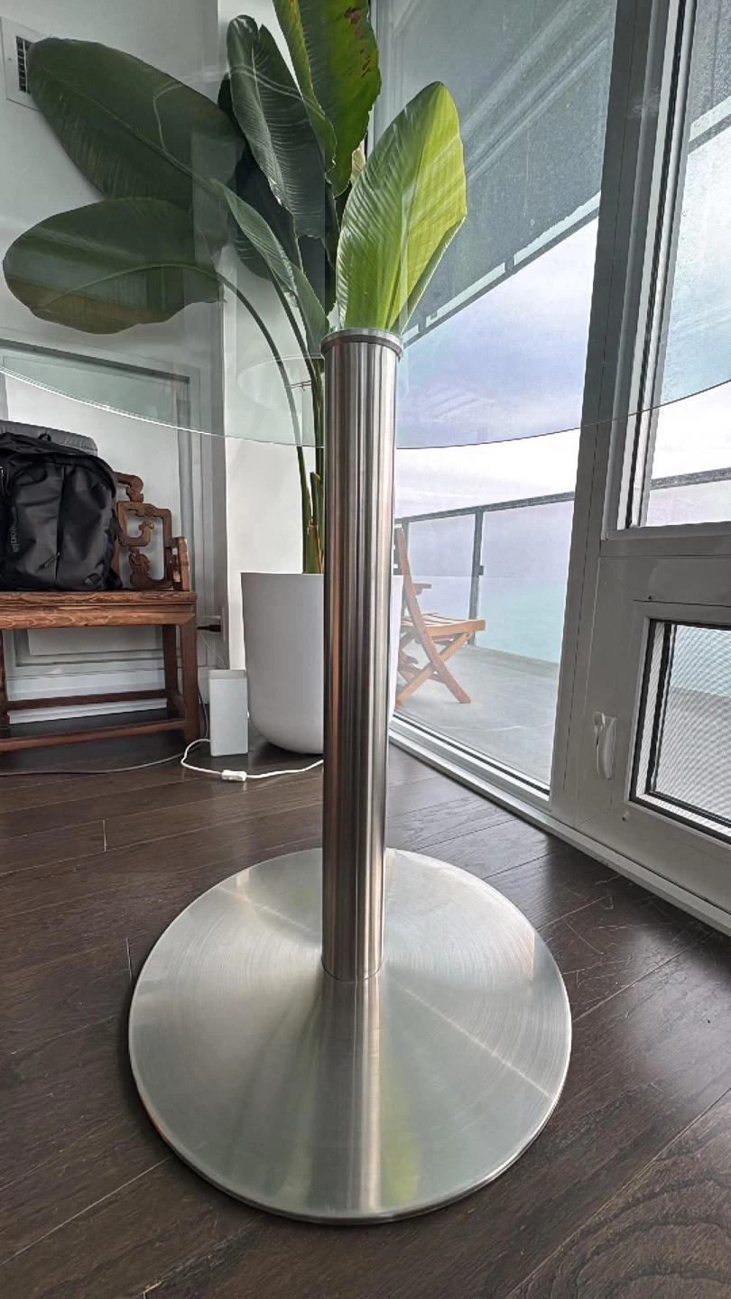 Moving Sale - Glass Top Round Dining Table - photo 4