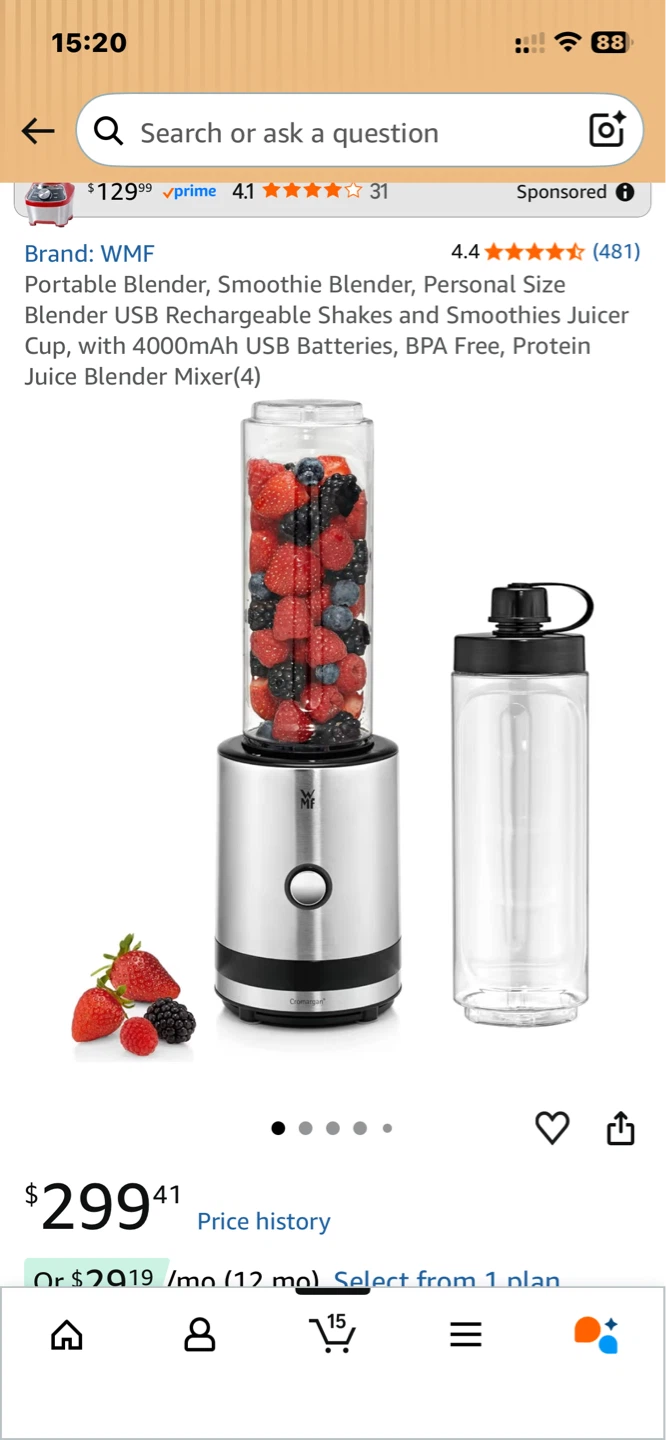 WMF Smoothie and ice crush Blender - photo 2