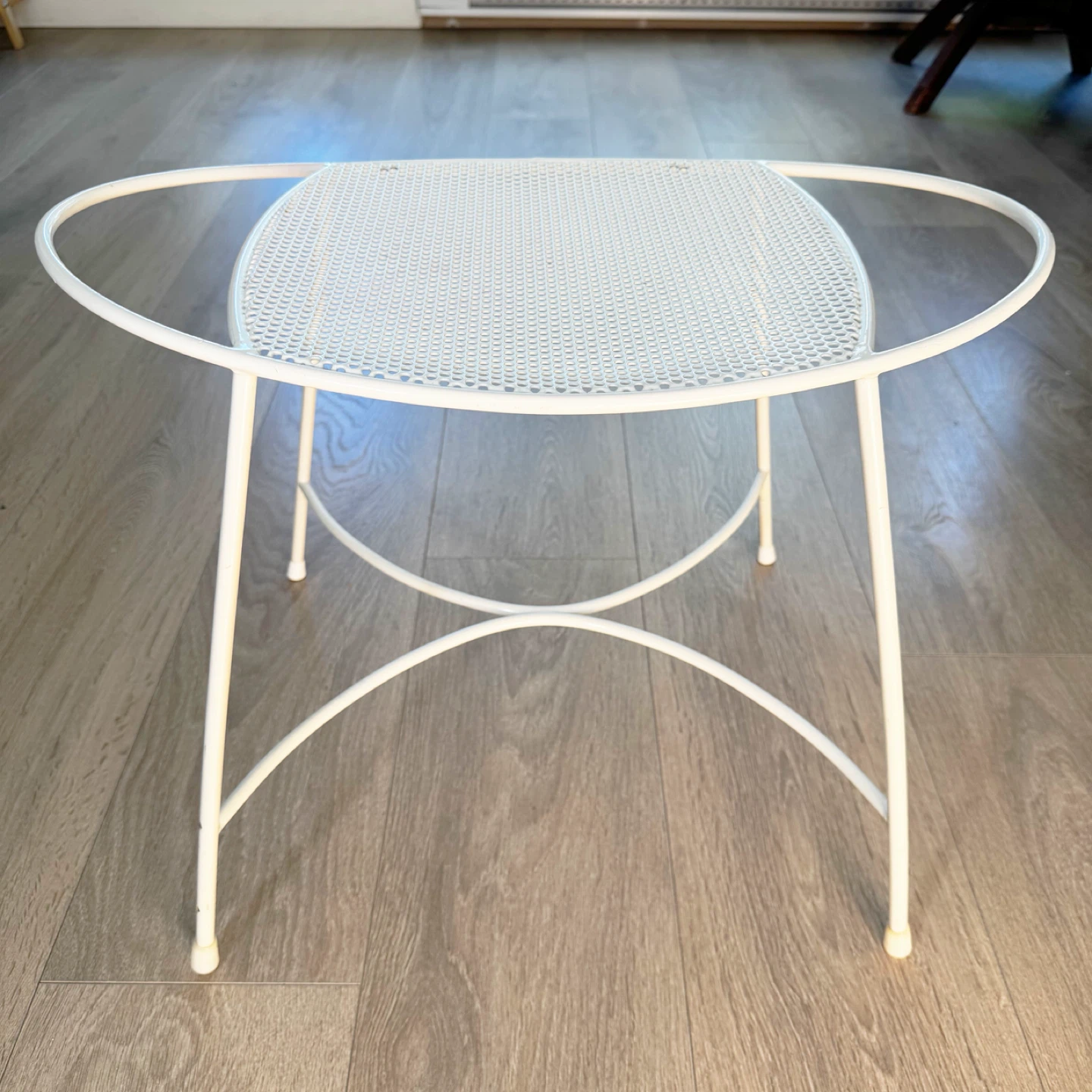 Vintage Mid century modern atomic Salterini ottoman stool.