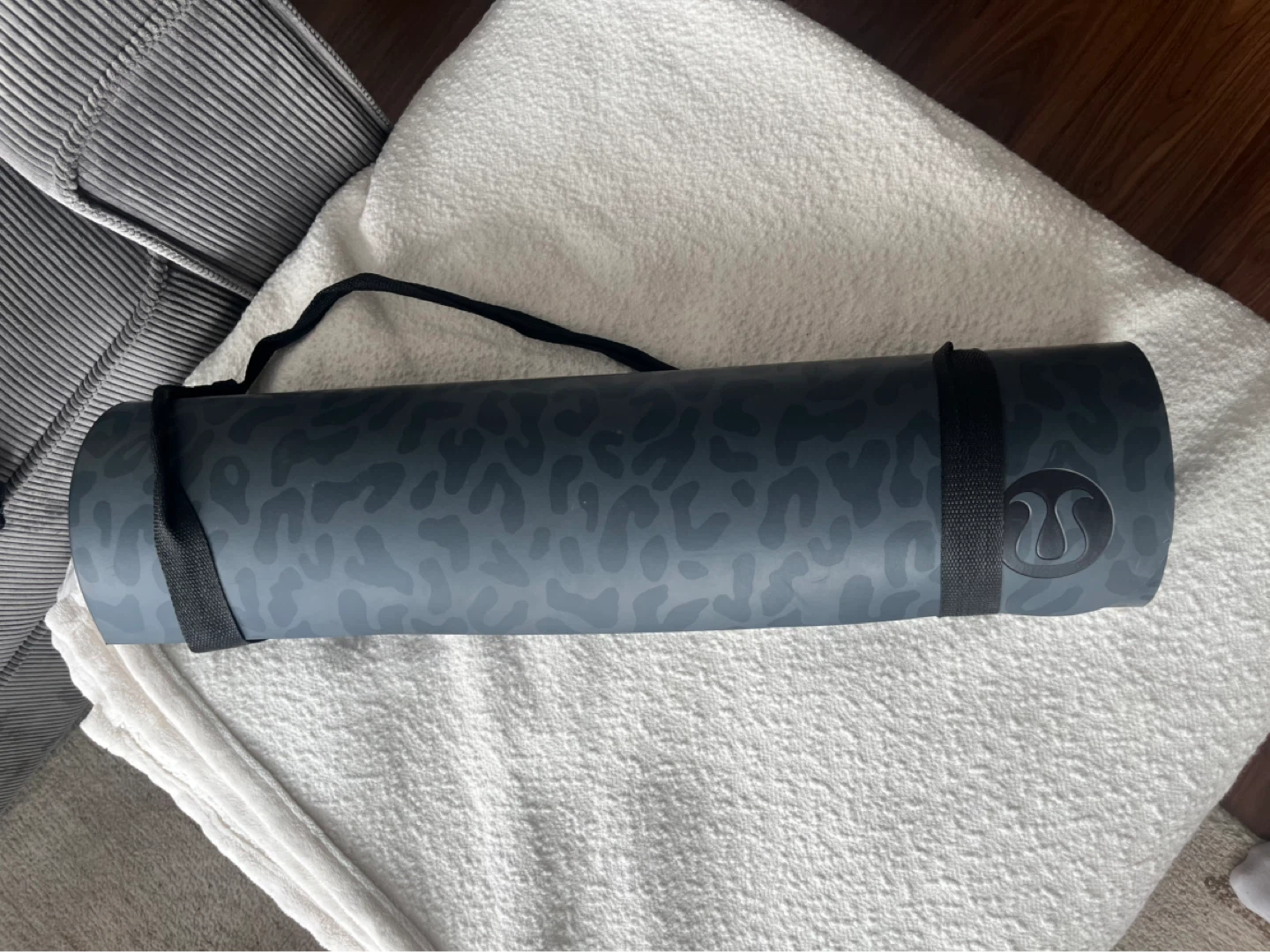 Lululemon Yoga Mat with Strap - Leopard Print