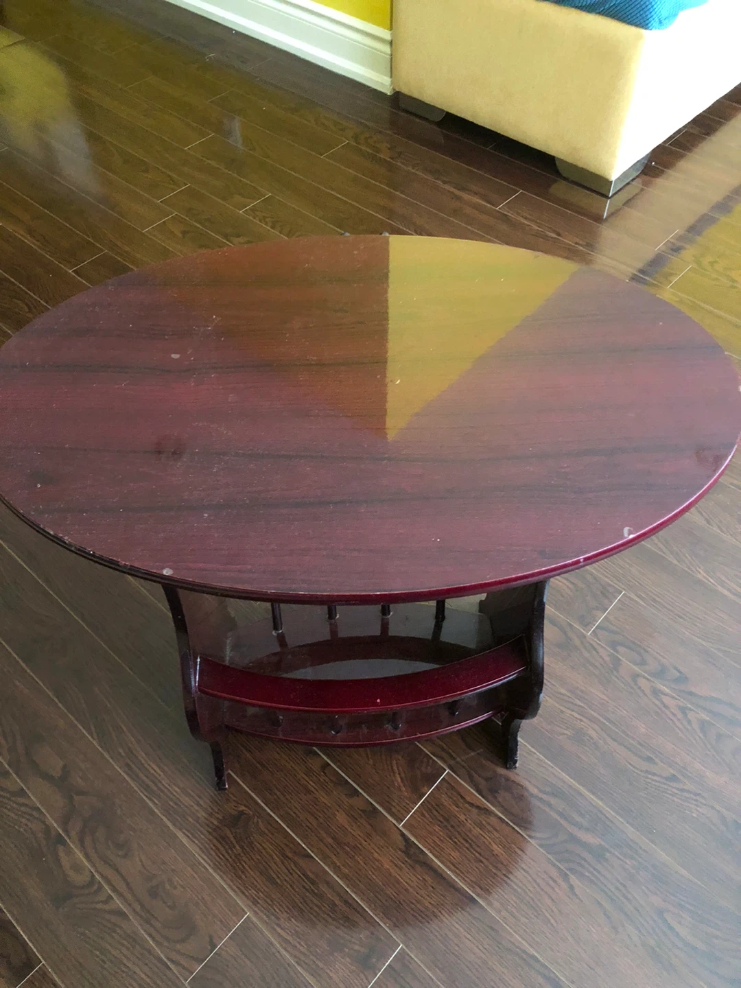 Wooden Magazine Rack Side Table