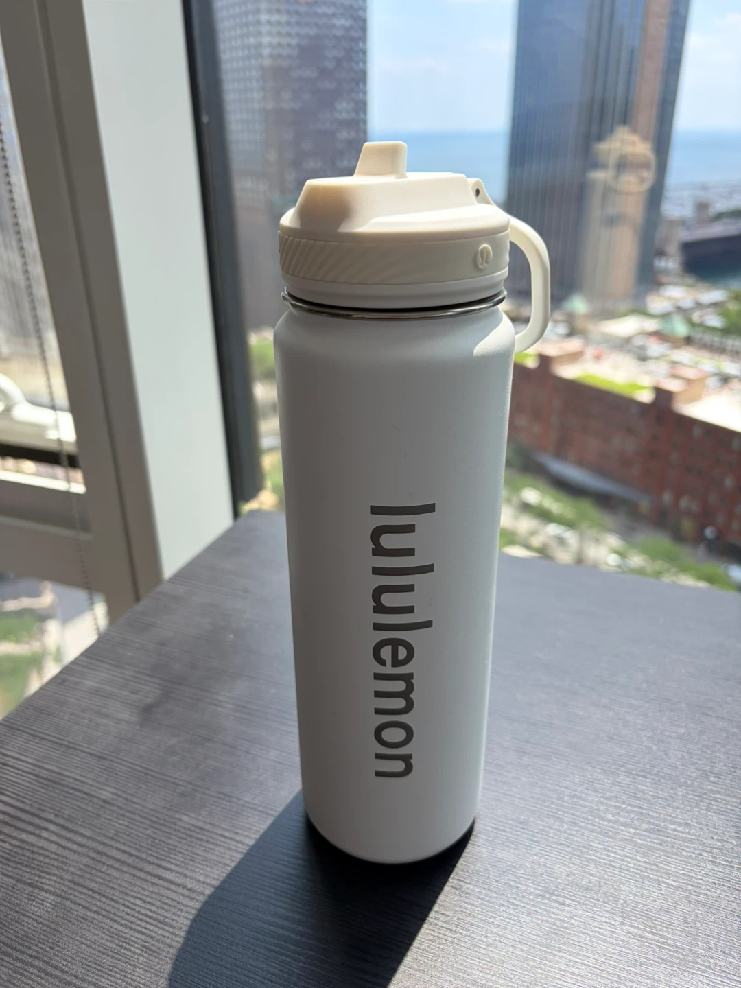 Lululemon White Water Bottle