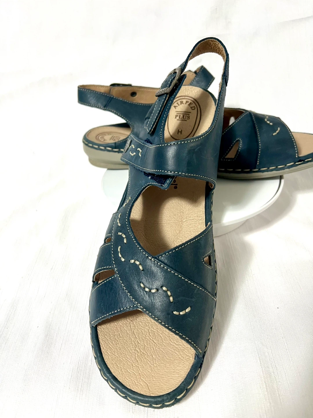 Josef Seibel Blue Leather Sandals - photo 2