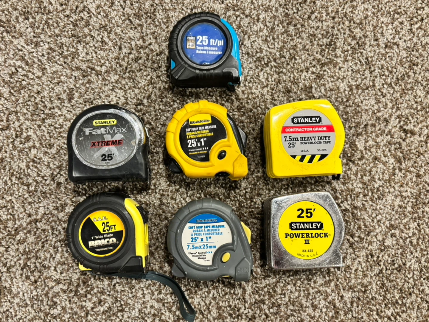Asst. of Measuring Tapes-25ft.