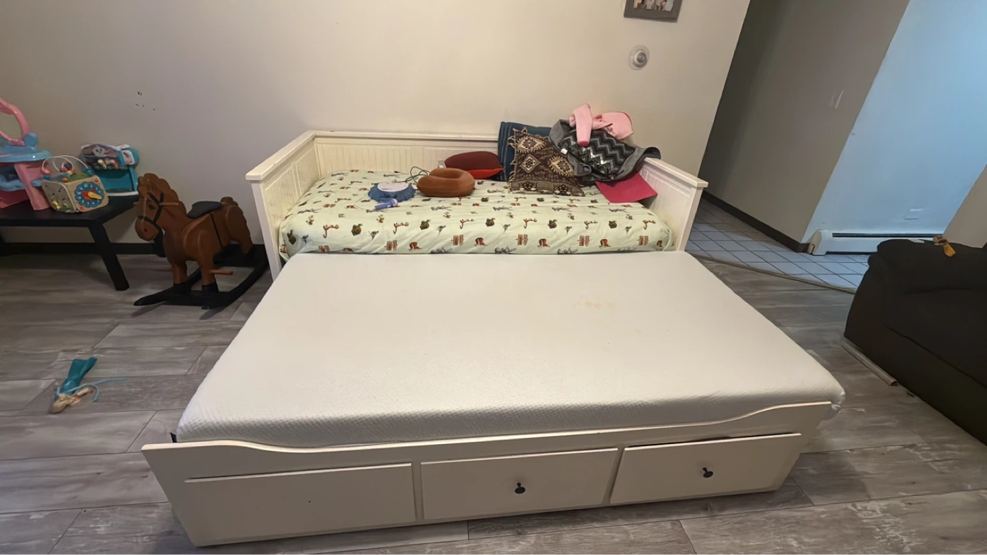 Daybed with Trundle &Storage Drawers