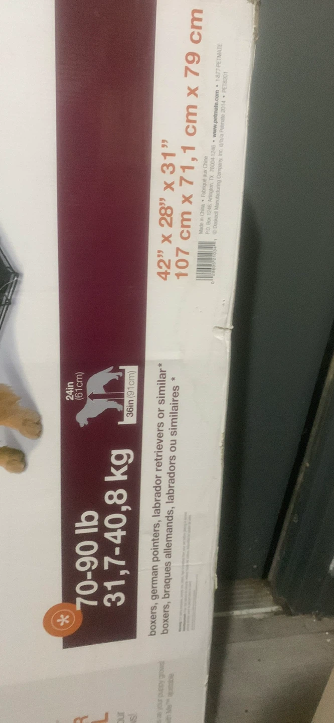 Dog crate kennel XL 42” - photo 2