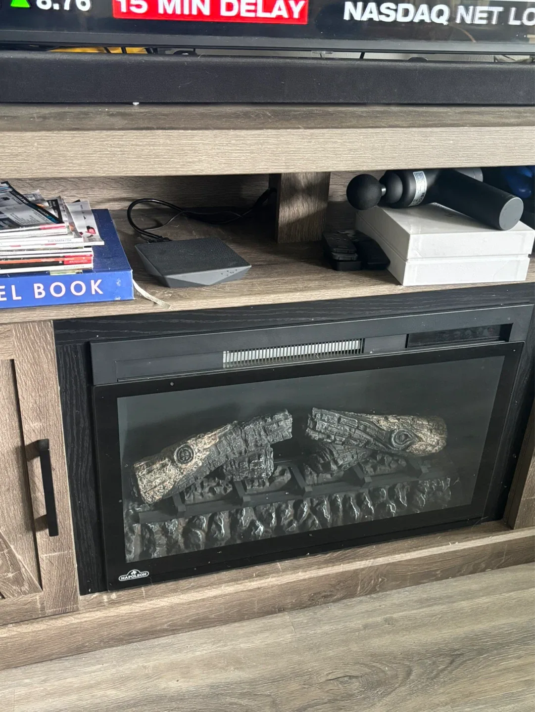 TV Stand with Fireplace - photo 2
