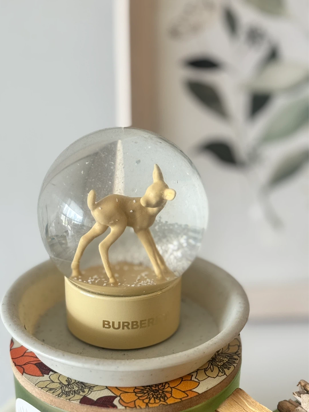 Burberry Snow Globe with Deer Figurine - photo 2