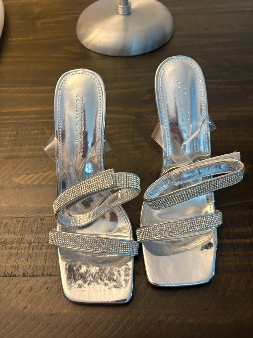 Public desire UK designer shoes silver 7.5 women’s - photo 5