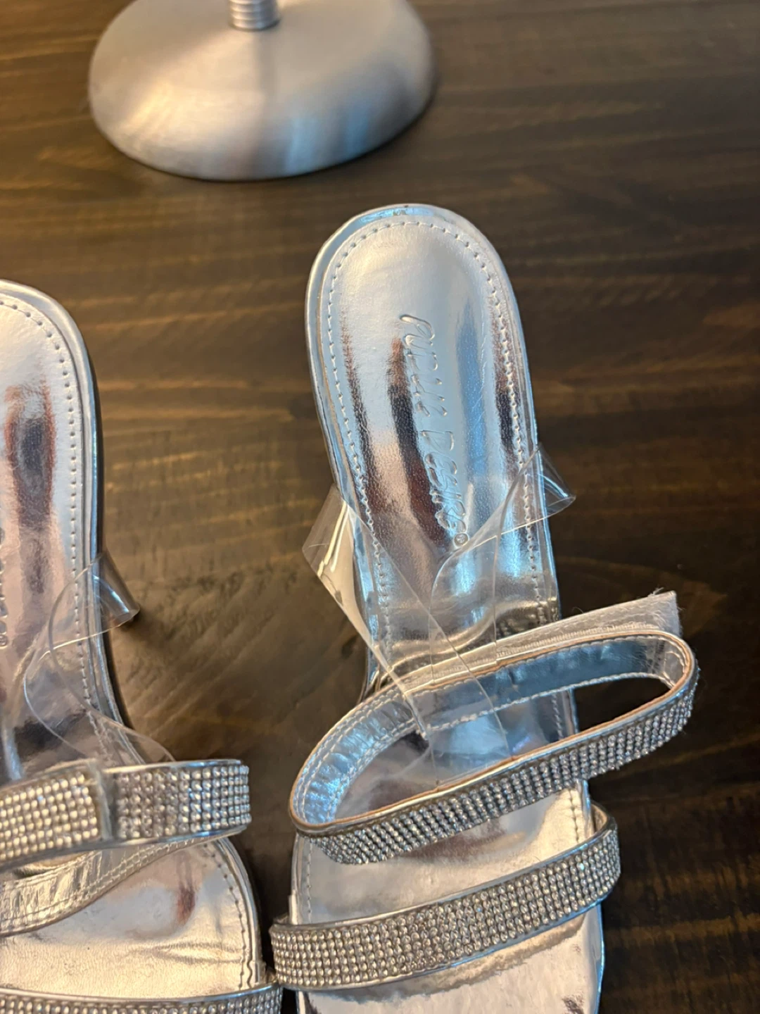 Public desire UK designer shoes silver 7.5 women’s - photo 4