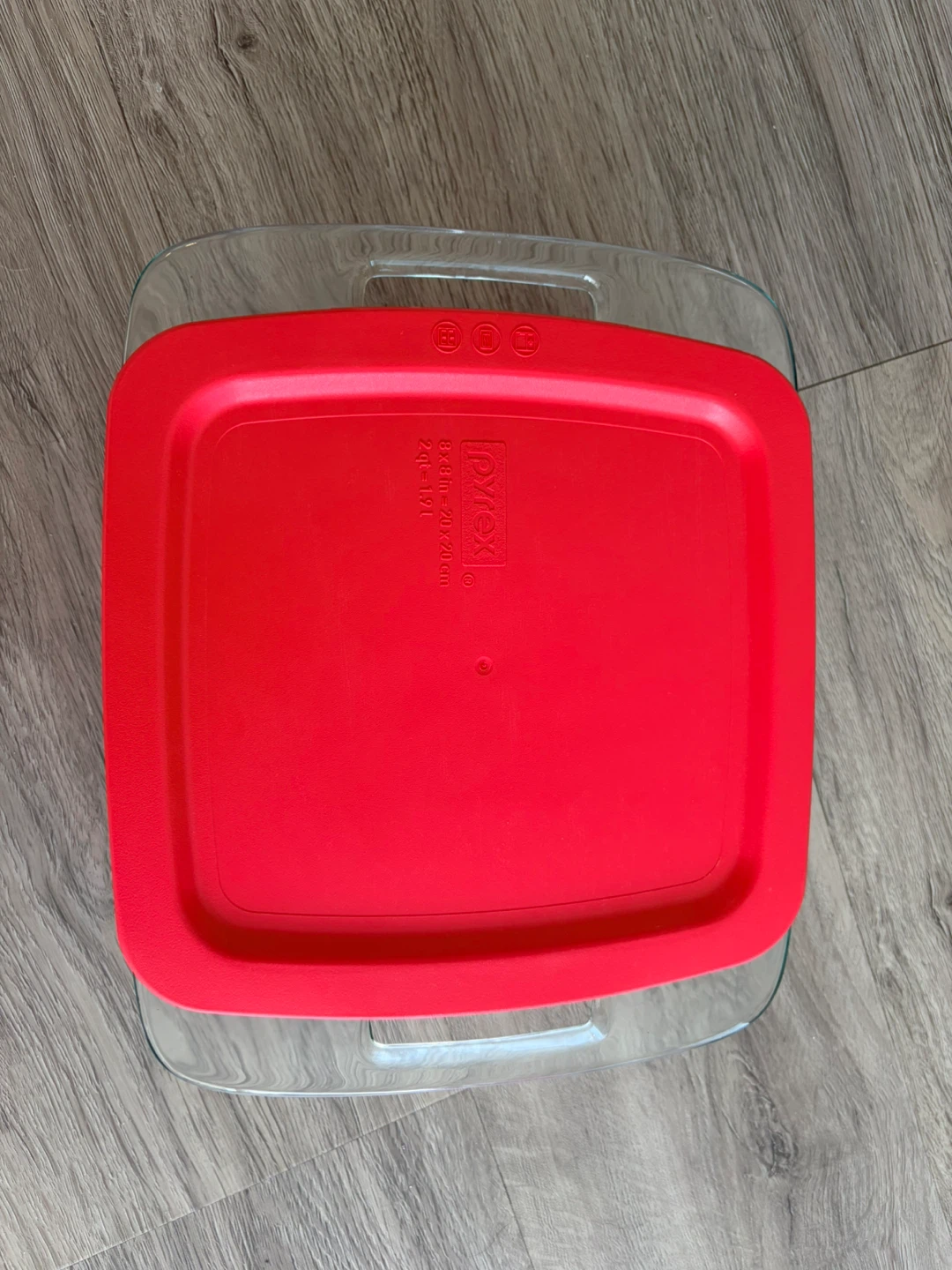 Pyrex 8x8 inch Baking Dish with Red Lid - photo 2