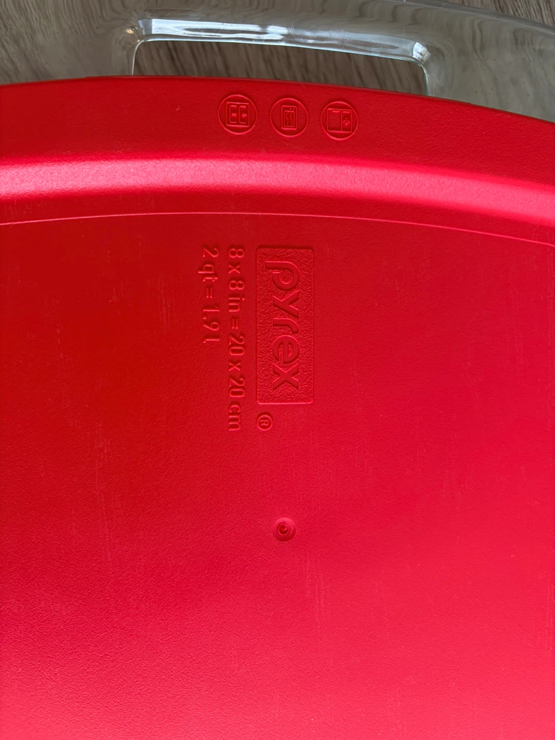Pyrex 8x8 inch Baking Dish with Red Lid