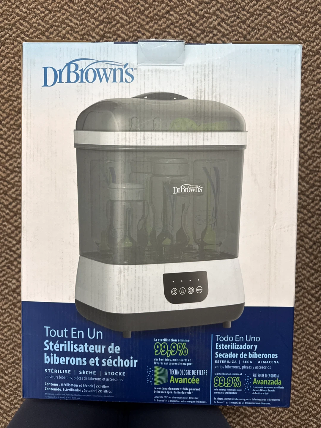 Dr. Brown's All-in-One Baby Bottle Sterilizer and Dryer