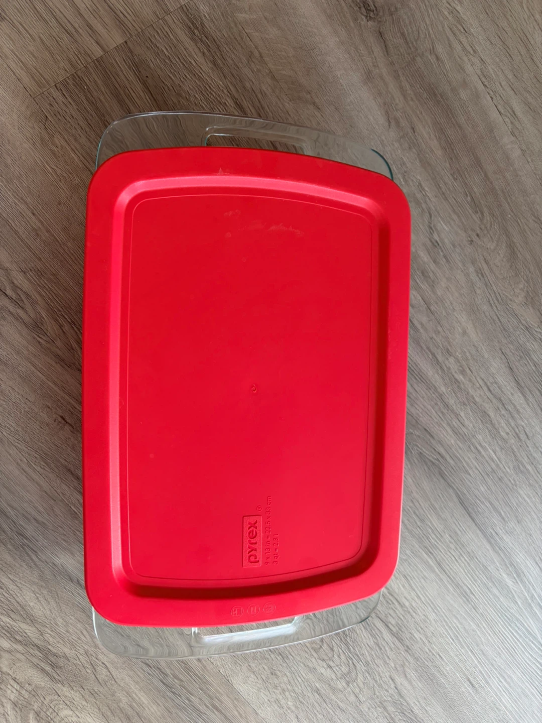 Pyrex Glass Baking Dish with Red Lid - photo 2