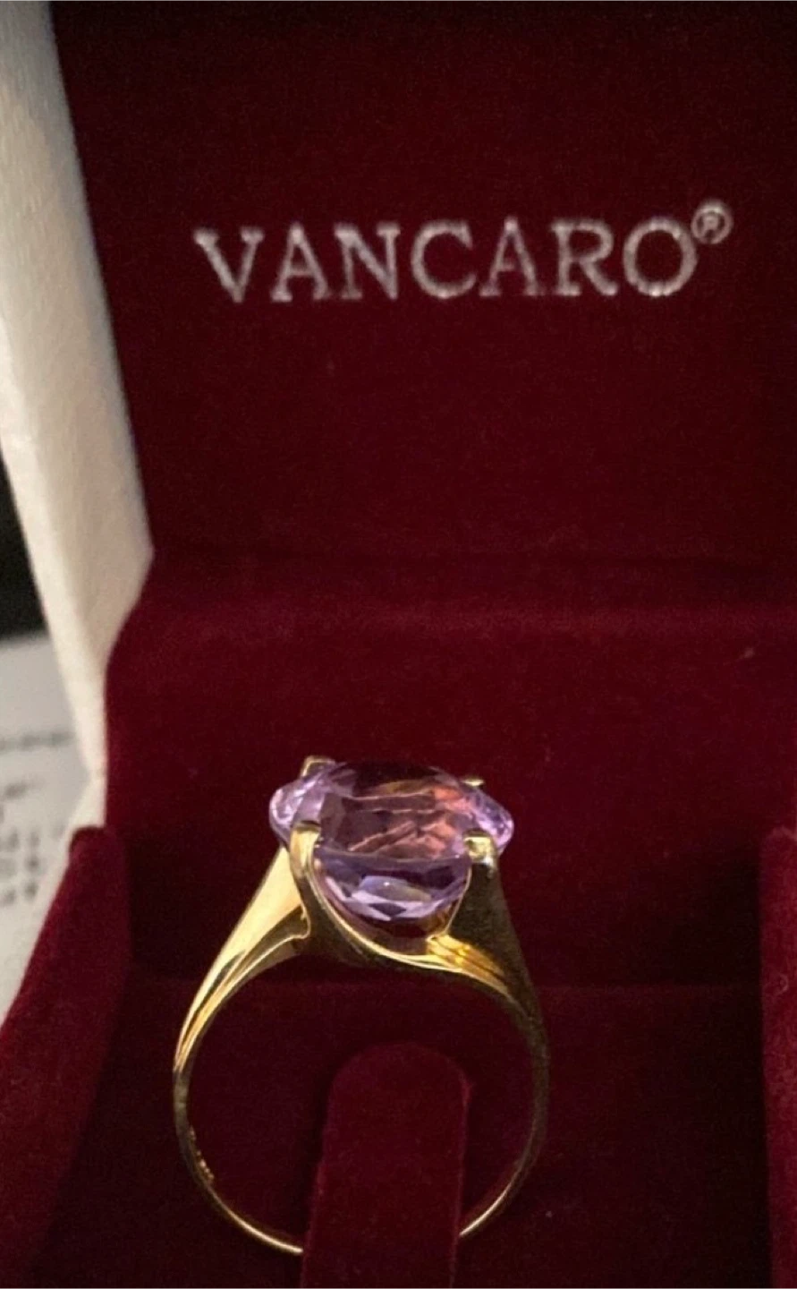 Amethyst 10K Gold Ring - photo 3