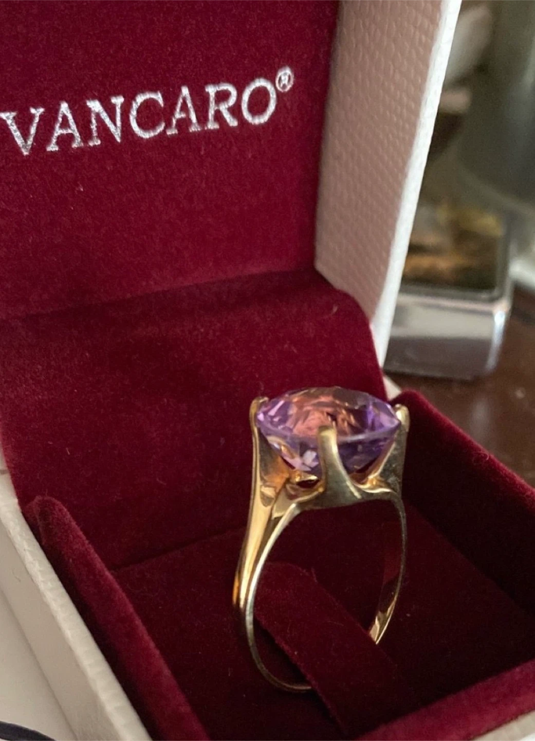 Amethyst 10K Gold Ring