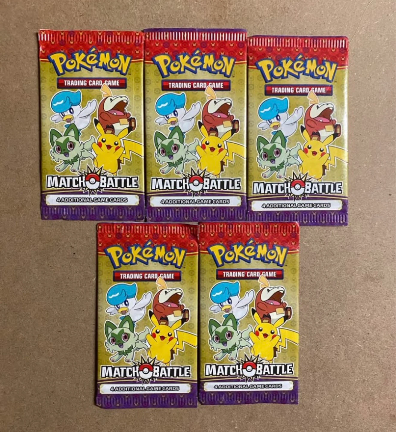 Pokemon Matcha Battle 2023 McDonalds Packs