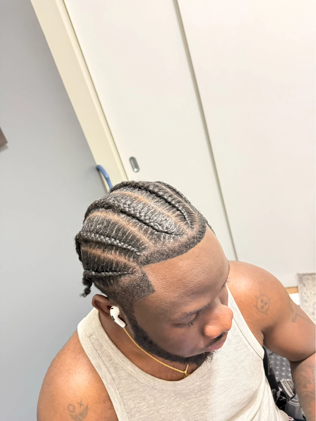 Men's Braided Hairstyle