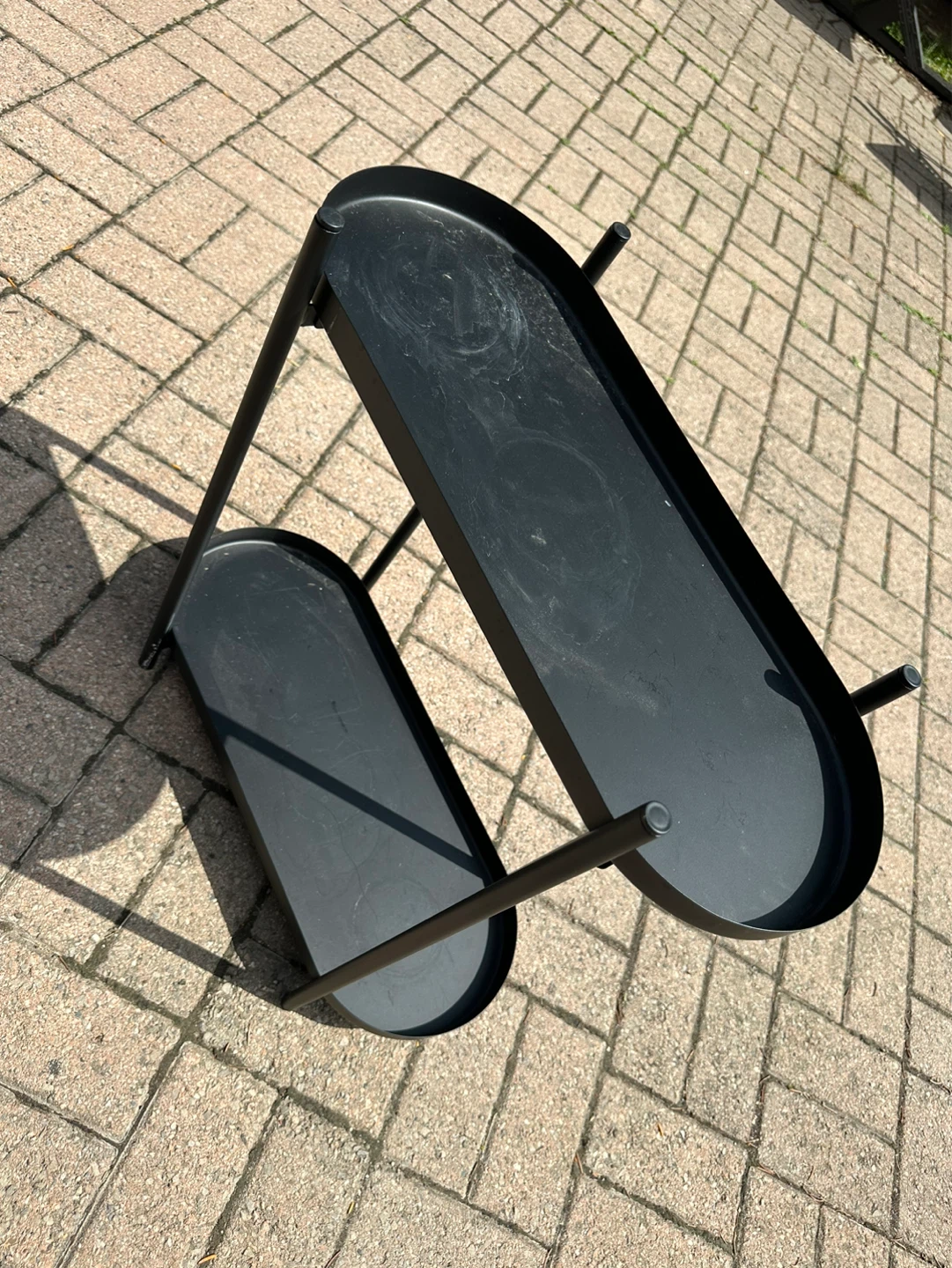 IKEA Black Plant Stand Table