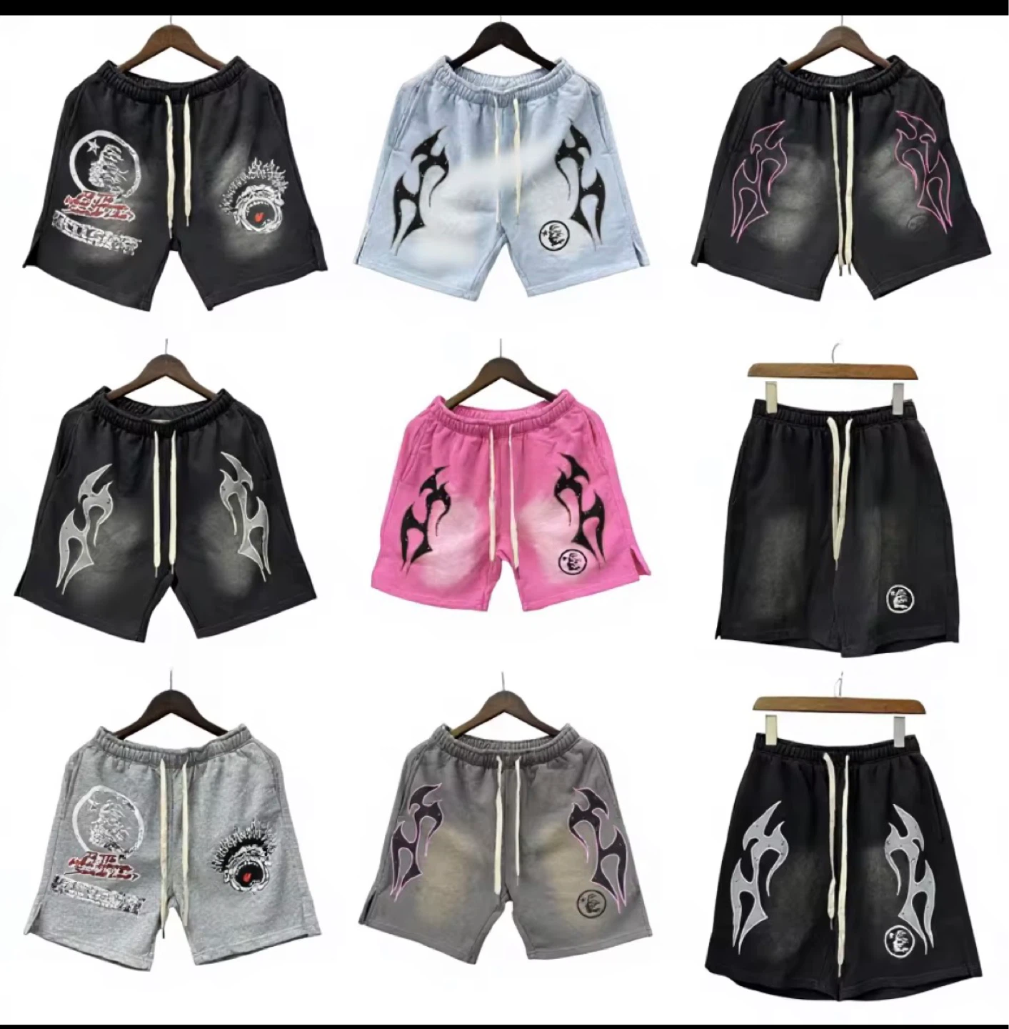 Heilstar Black Cotton Sweatpants