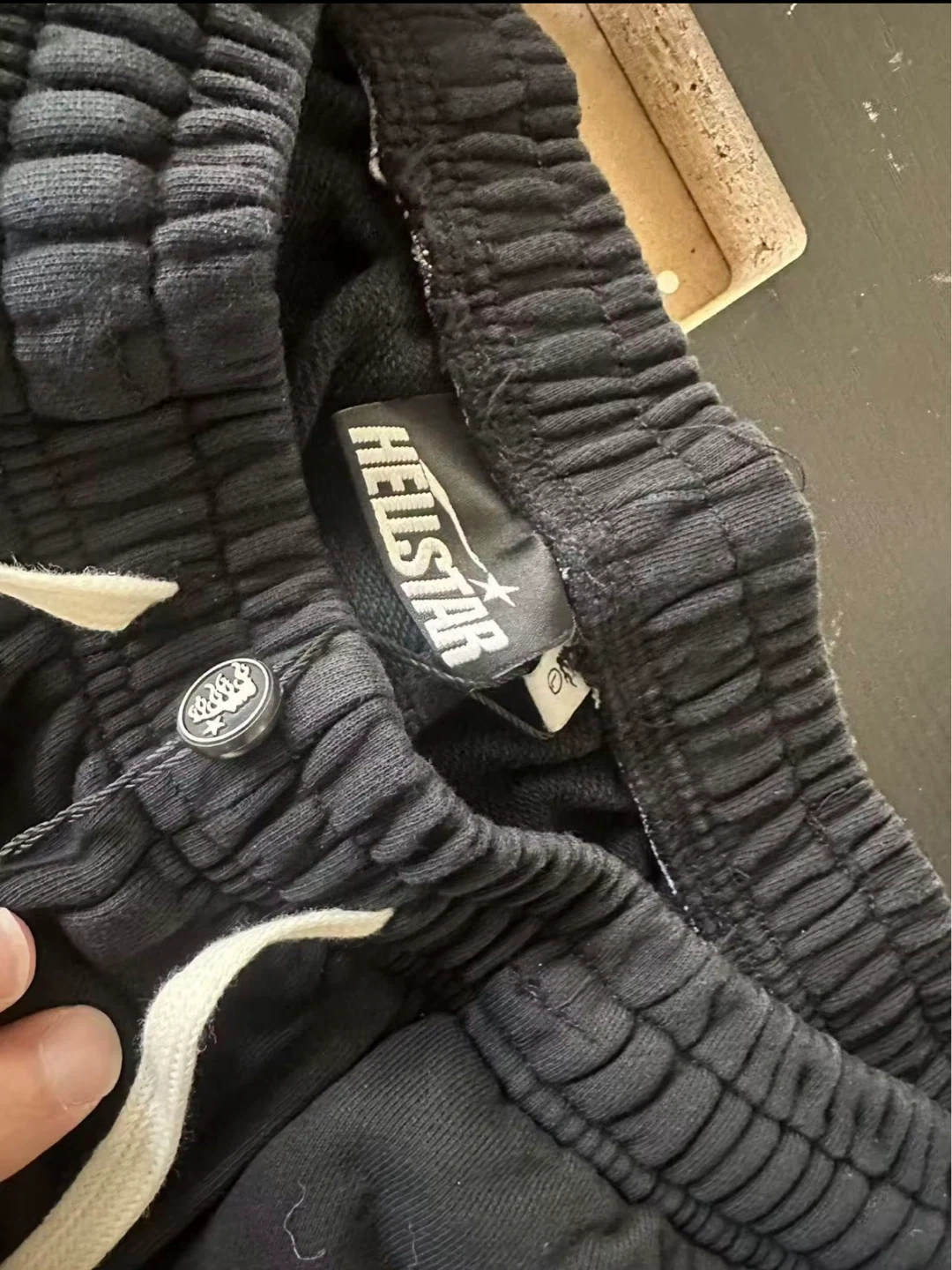 Heilstar Black Cotton Sweatpants - photo 4