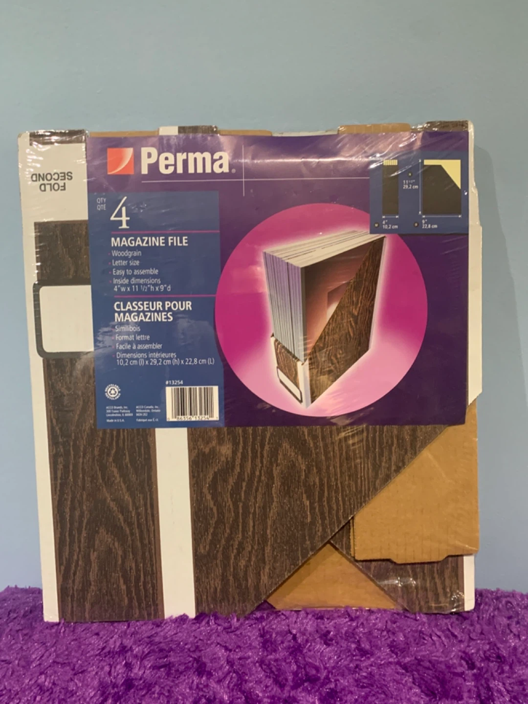 Perma 4 Magazine Files - Woodgrain