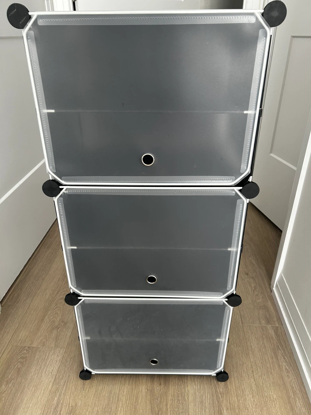 Black Modular Storage Organizer