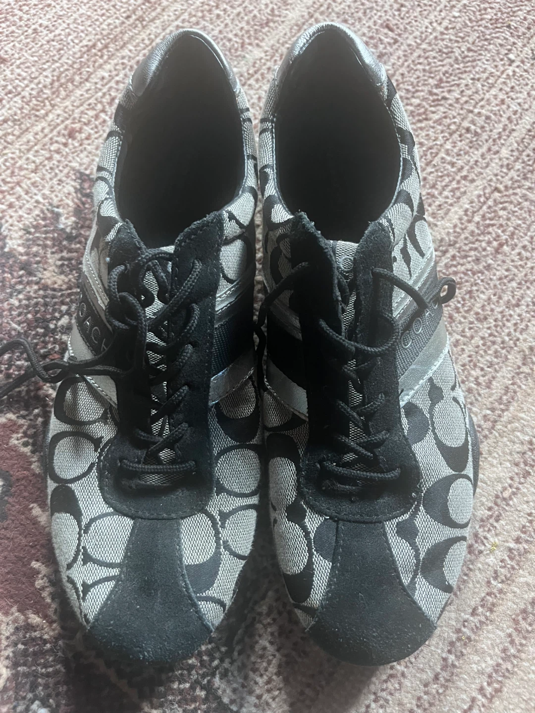 Coach Signature Pattern Sneakers