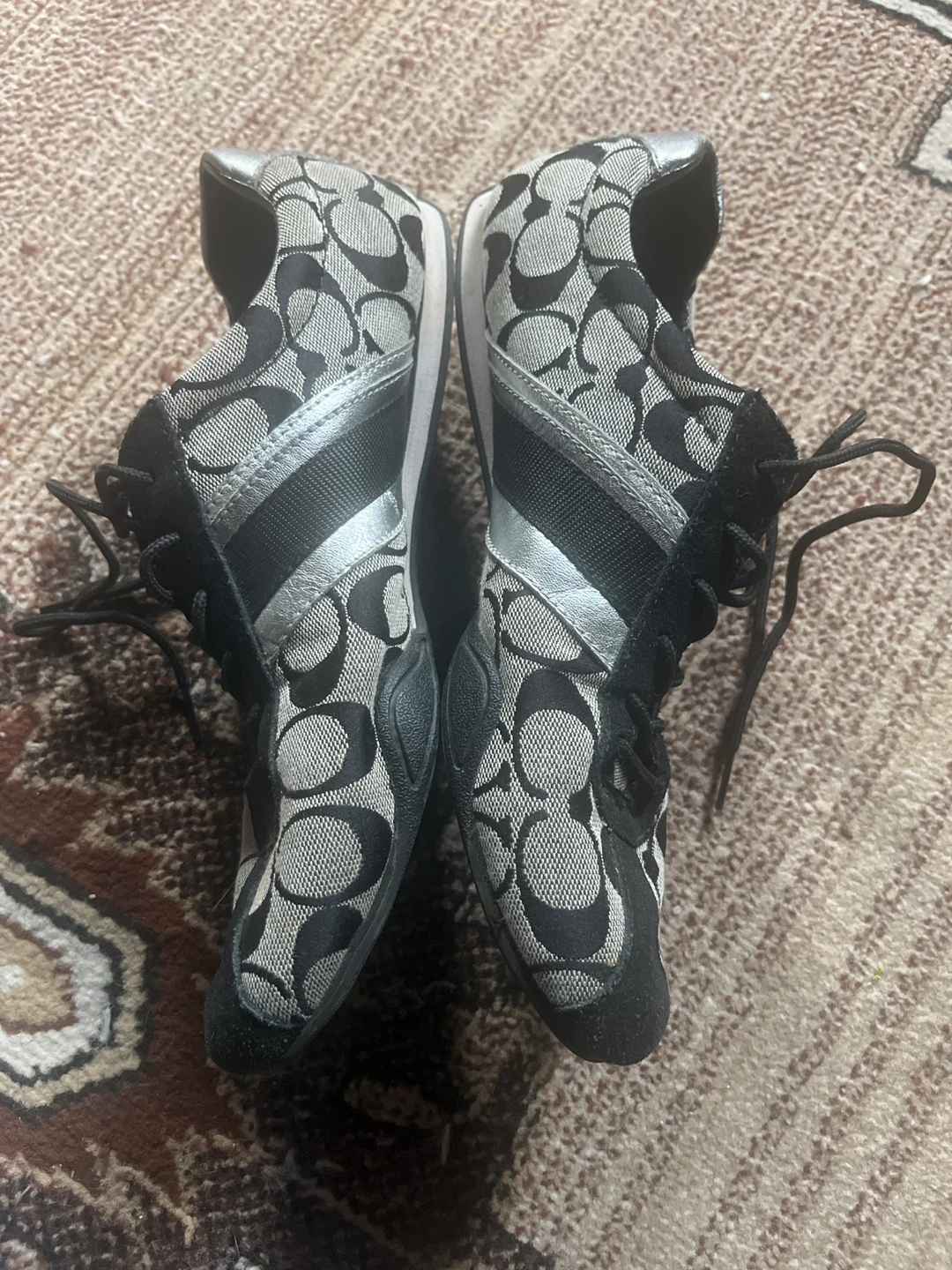 Coach Signature Pattern Sneakers - photo 3