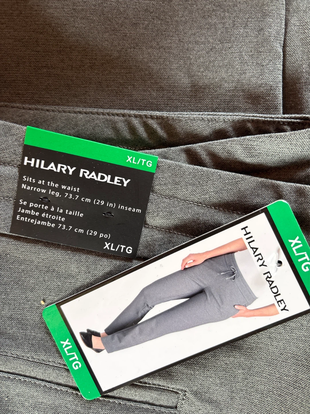 Hilary Radley XL/TG Black Narrow Leg Pants - photo 3