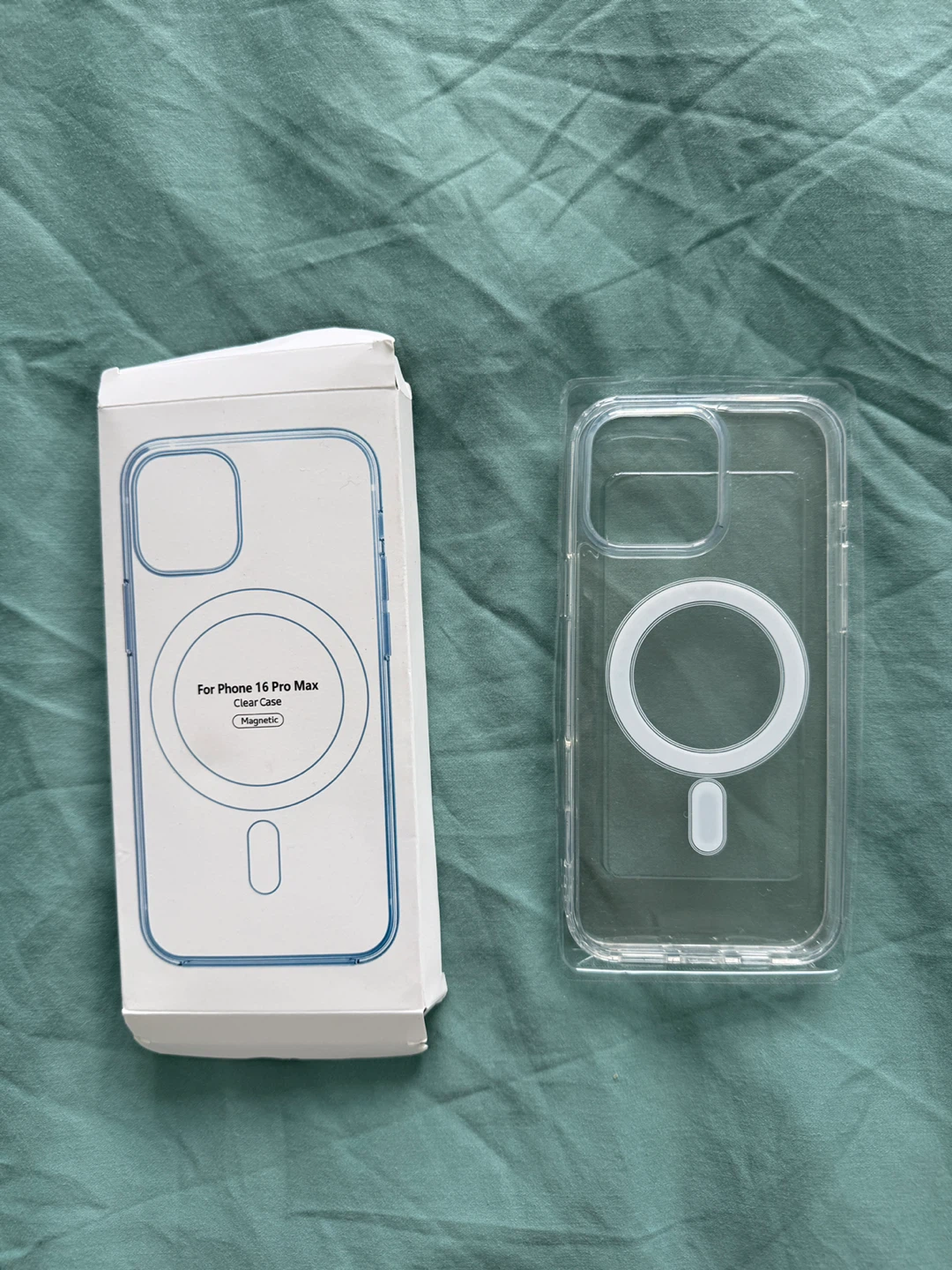 Clear Magnetic Phone Case for iPhone 16 Pro Max