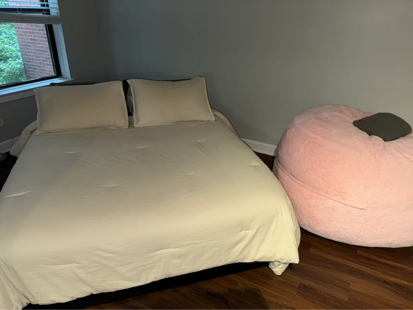 Queen Bed Frame and Mattress Set