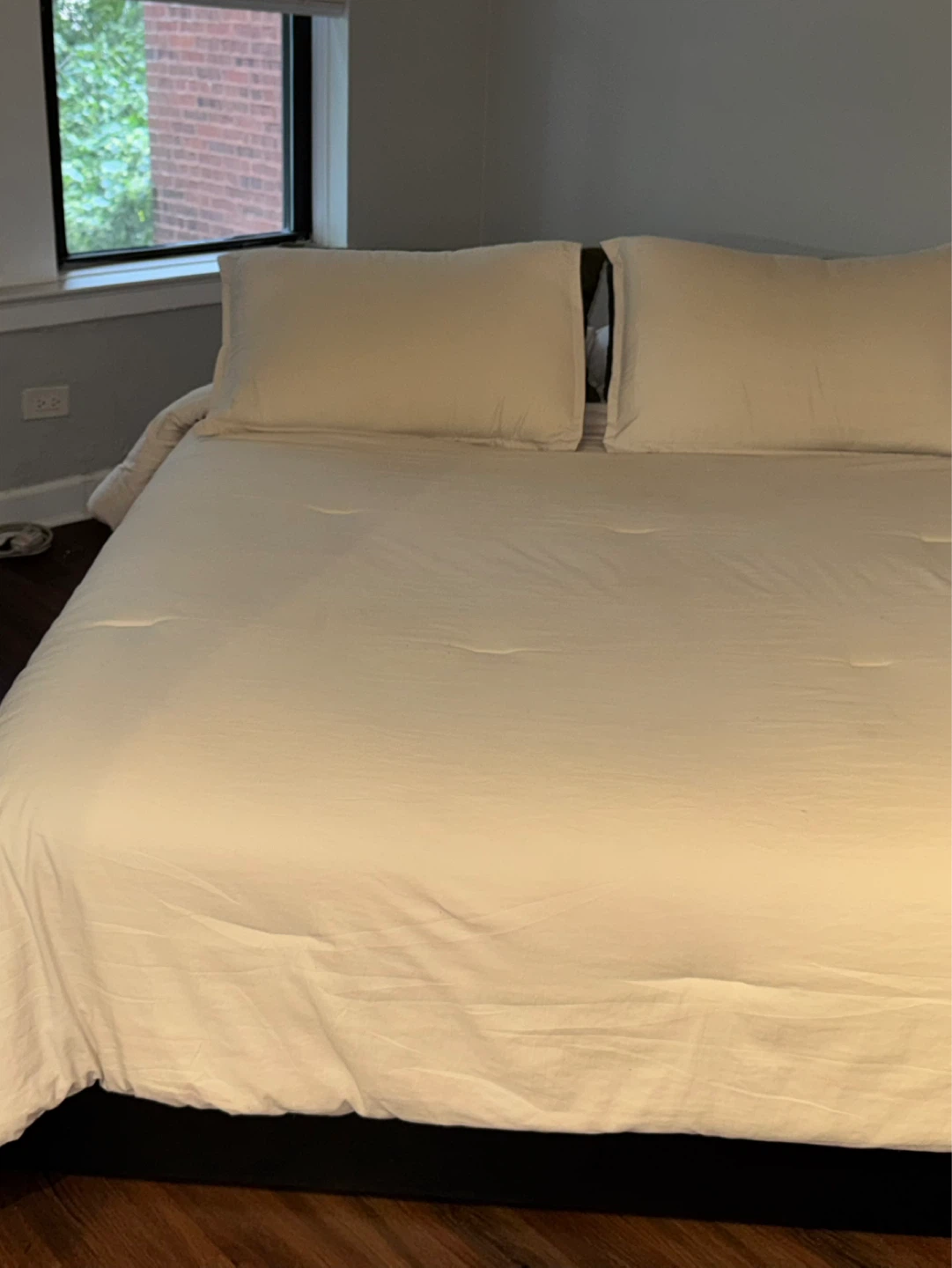 Queen Bed Frame and Mattress Set - photo 2