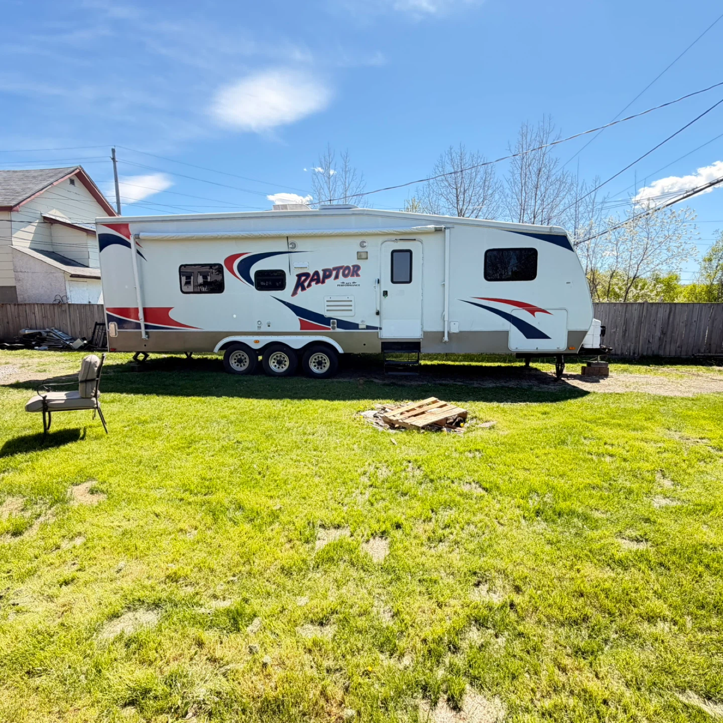 2008 Keystone Raptor Toy Hauler Travel Trailer