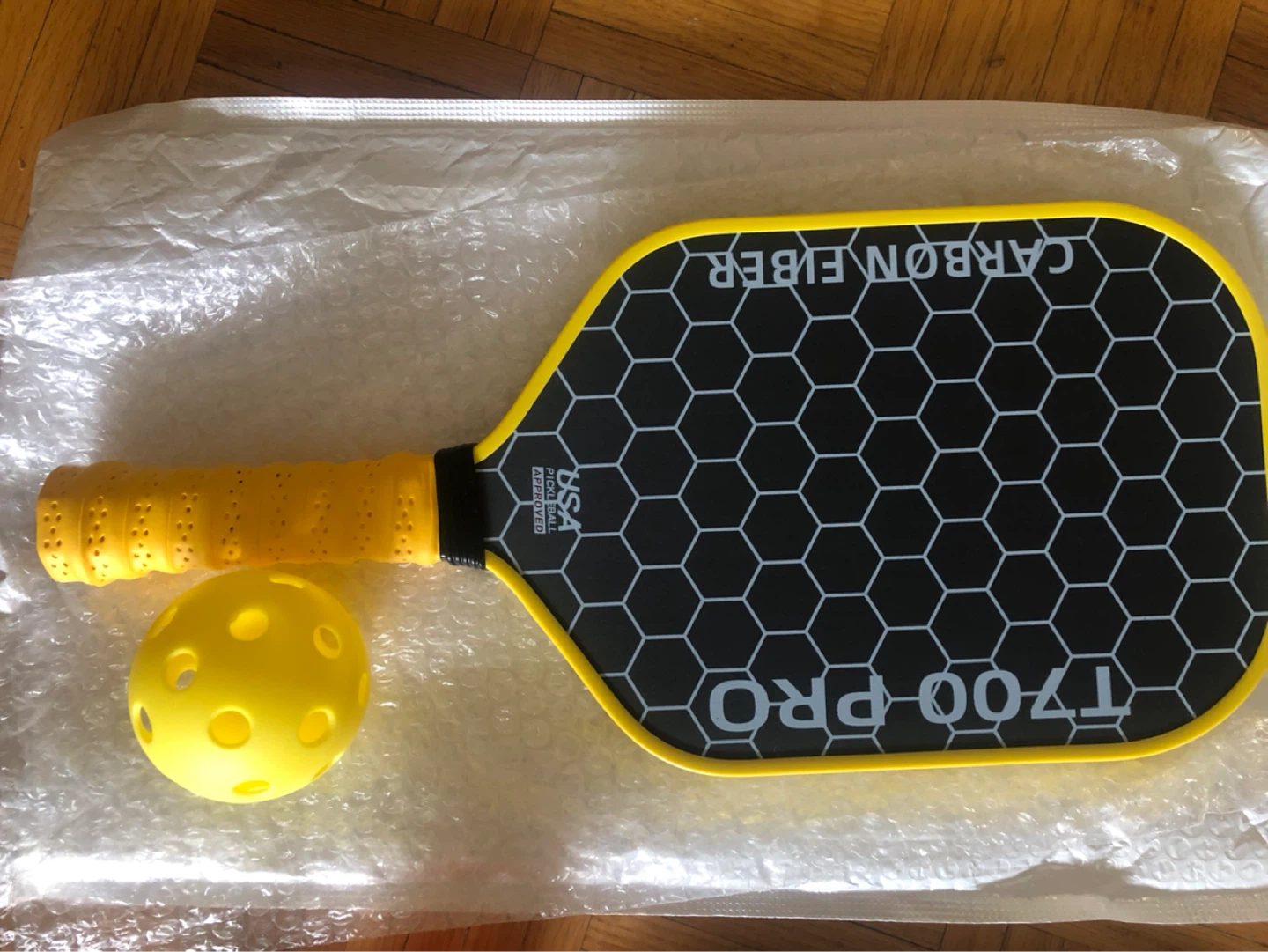 Pickleball Paddle with Ball
