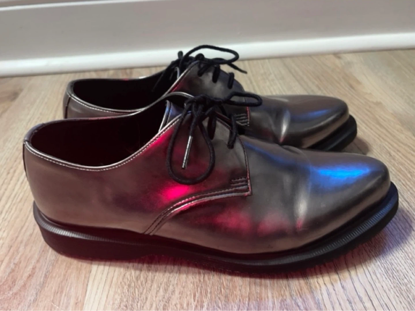 Dr. Martens Tanner Metallic Pewter Oxfords size EU 38 - photo 5