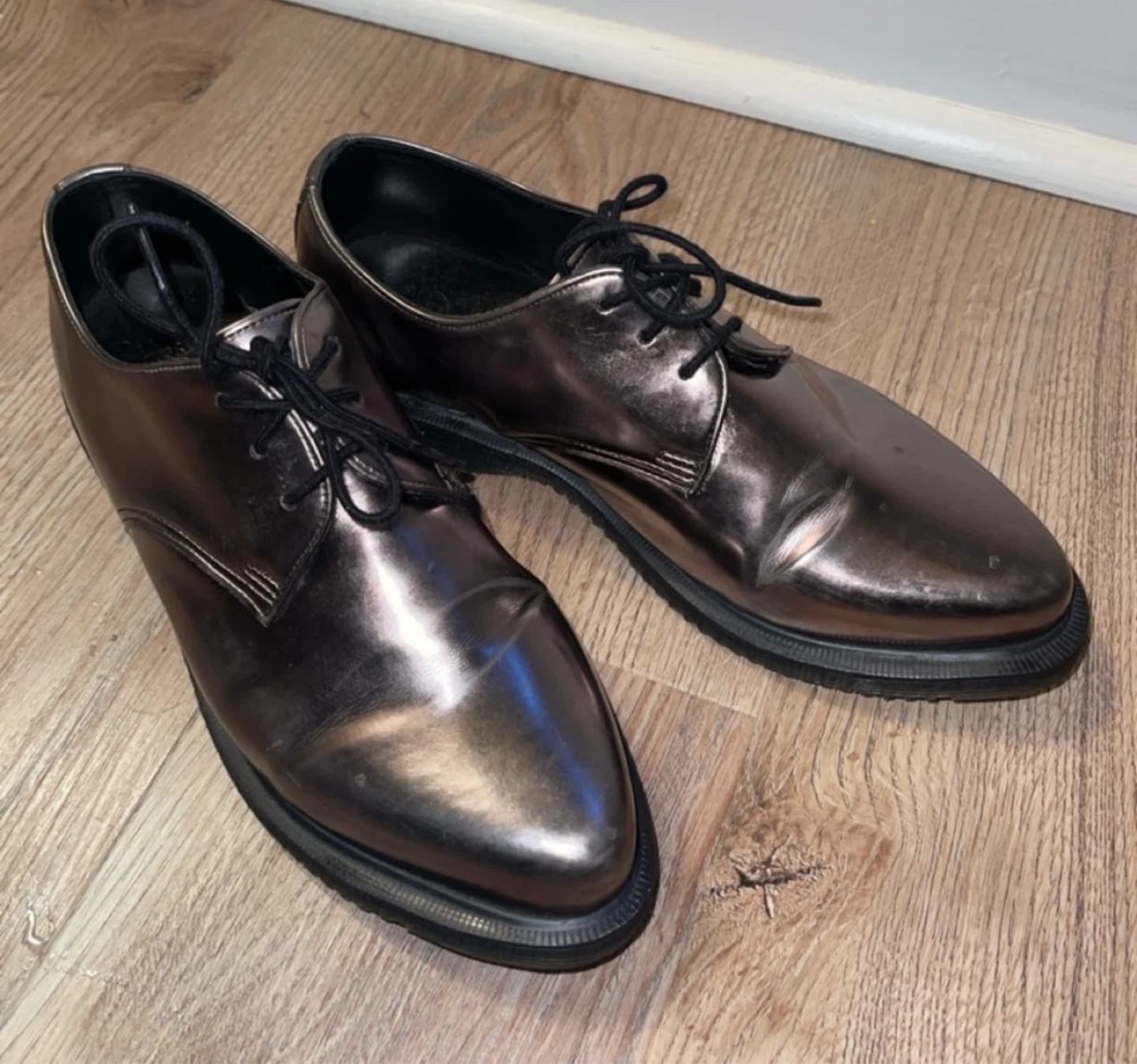 Dr. Martens Tanner Metallic Pewter Oxfords size EU 38 - photo 3