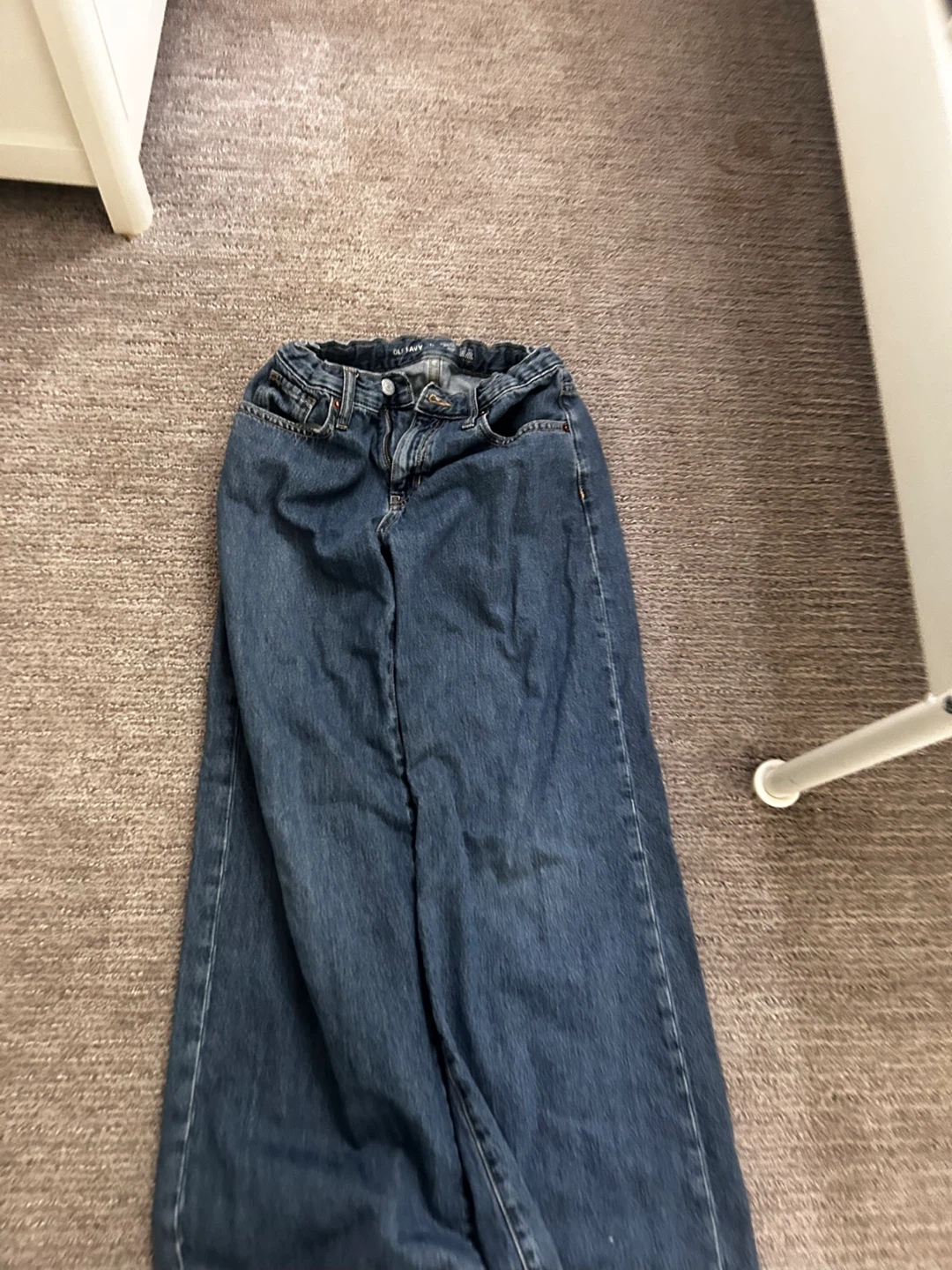Old Navy Blue Wide Leg Jeans - Size 12