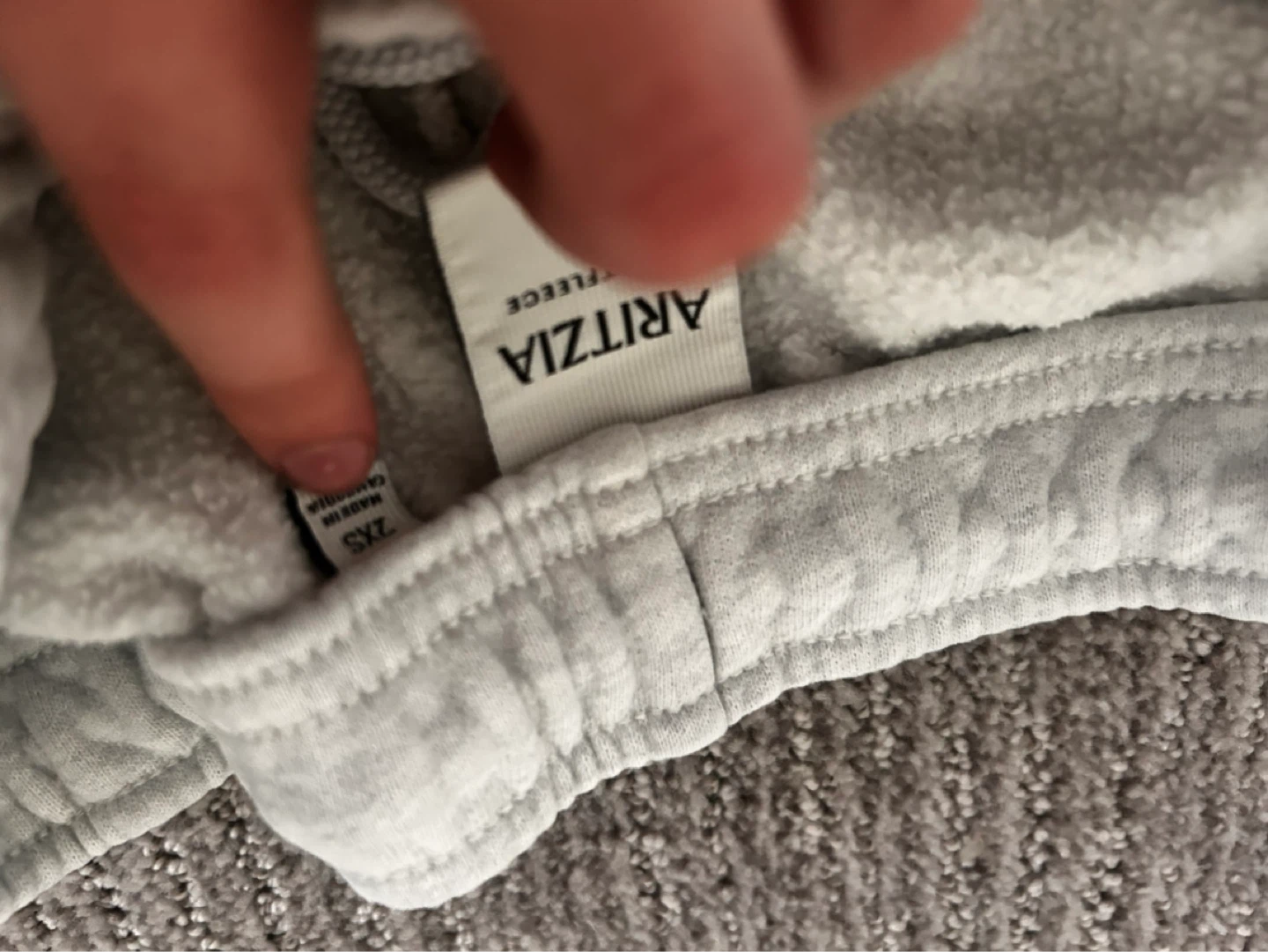 Aritzia Grey Fleece Sweatpants Size XXS - photo 3