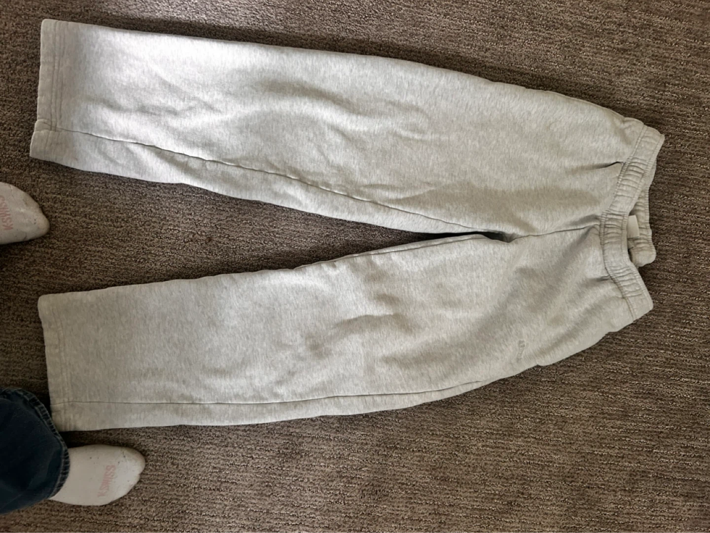 Aritzia Grey Fleece Sweatpants Size XXS