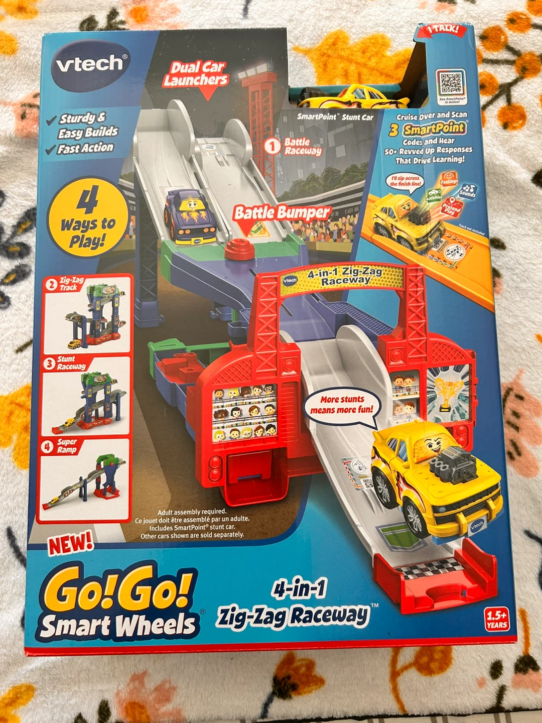 VTech Go! Go! Smart Wheels 4-in-1 Zig-Zag Raceway