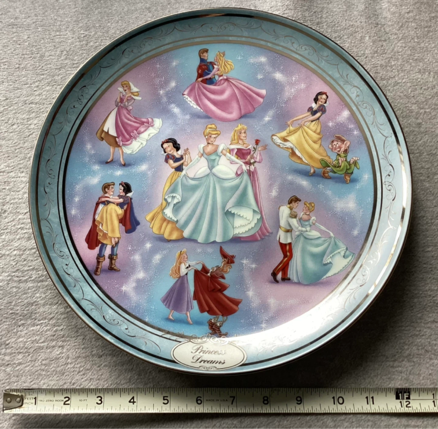 Disney ‘Princess Dreams’ 12” Collector Plate - photo 3