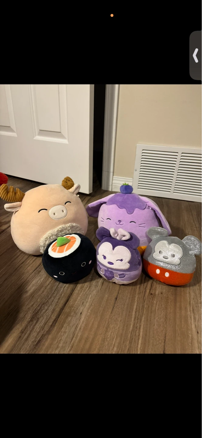 Collection of Squishmallow Plush Toys