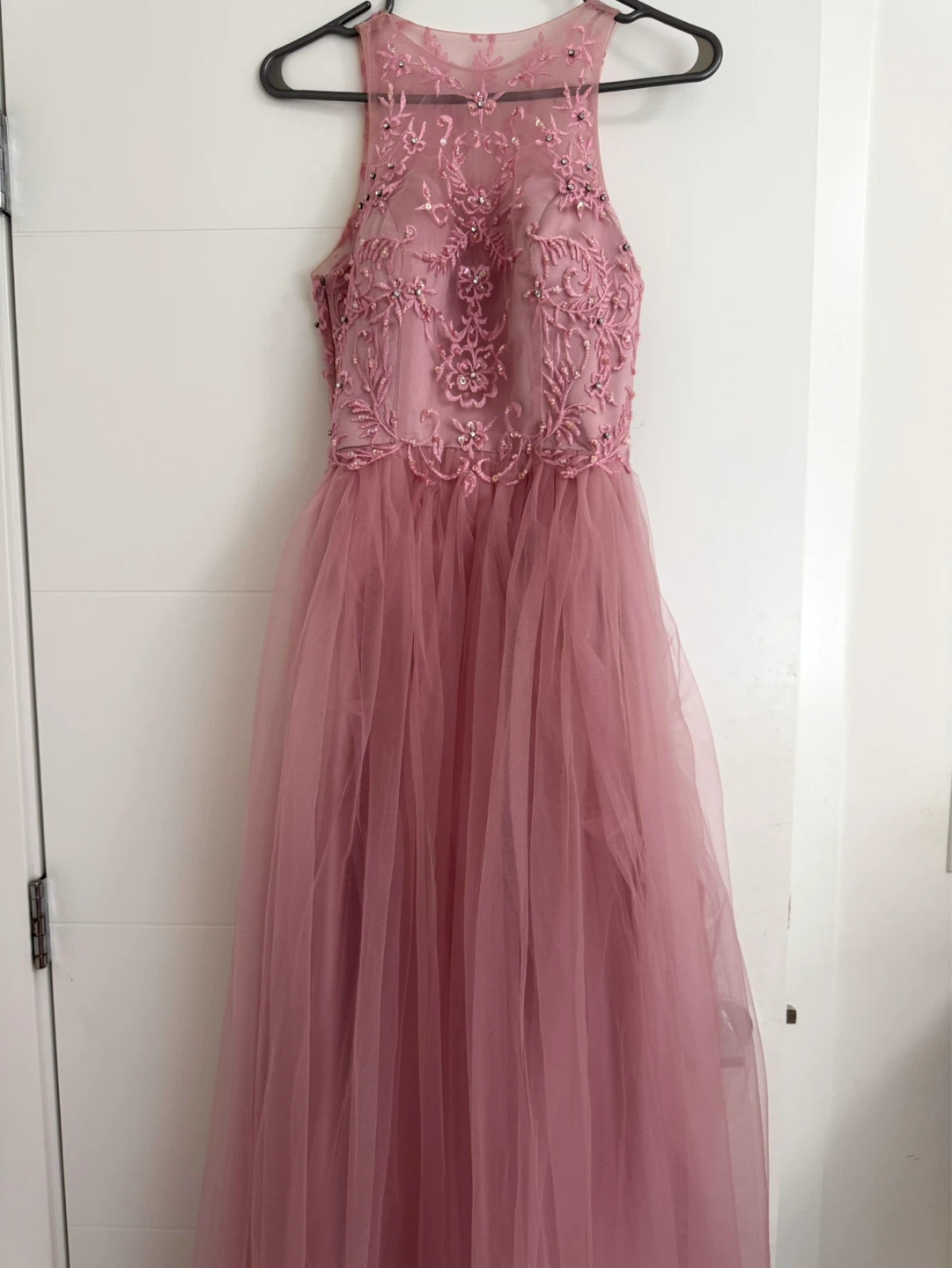 pink prom dress