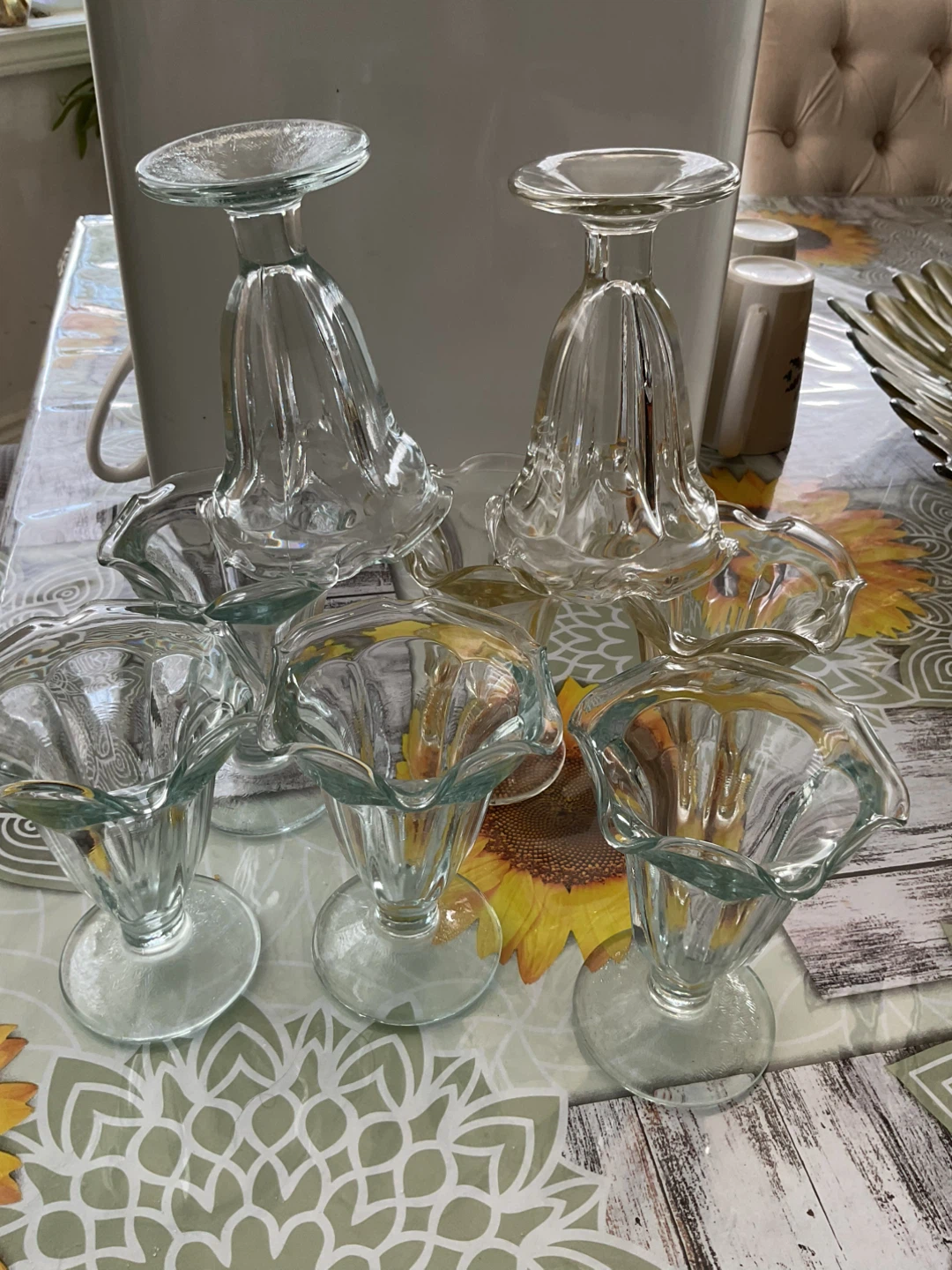 Set of 8glass sundae dishes - photo 3